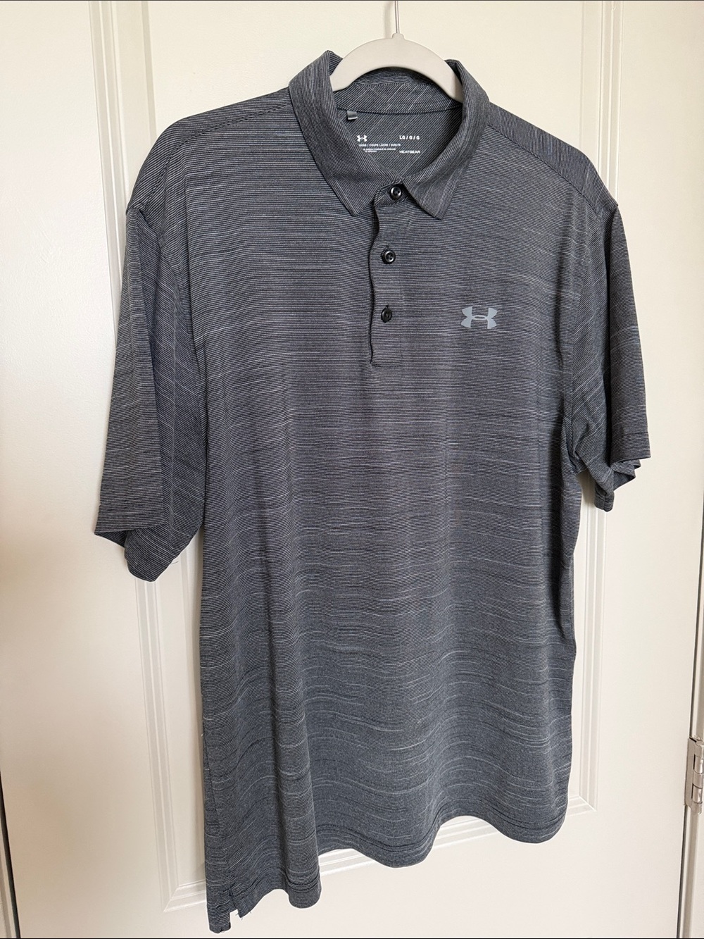 Under Armour Men's Charcoal Heather Polo